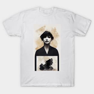 Portrait of a woman artist T-Shirt